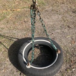 Child’s Toy Tire Swing 