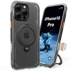 TORRAS Ostand Q3 Air Case For IPhone 16 Pro With Stand