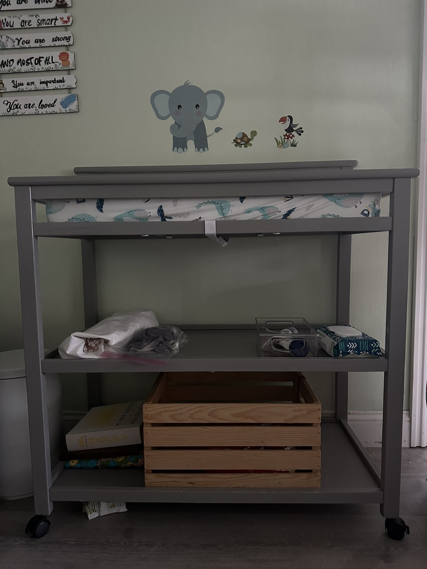 changing table, pottery barn