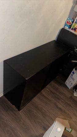 Black cabinet