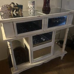 antique tv stand