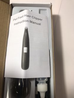 Pet Foot Hair Clipper With Nail Clipper