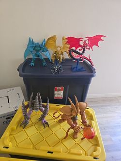 Rare Vintage 2003 Yu-Gi-Oh Mattel 13" Deluxe Figures Lot + Mini