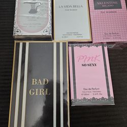 5 Women's Perfume Lot 100ml
