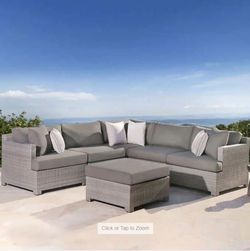 Belmont 6-Piece Modular Outdoor Sectional Set
