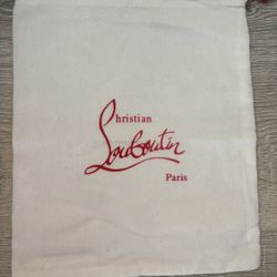 Christian LouBoutin White Dust Bag