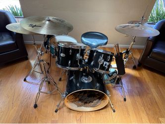 PDP MAINstage by Drum Workshop 7-piece Complete Drum Set - Black Sparkle