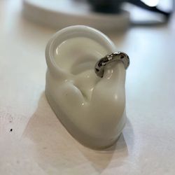 Silver Ear Cuff High Quality Ear Cuff Mini Heart Shape Cuff