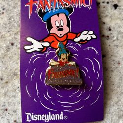 Disneyland Fantasmic Opening Pin On Card
