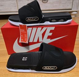 Nike Air Max Cirro Slides size 12 Black Metallic