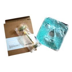 Gel Mask and Jade Roller Set