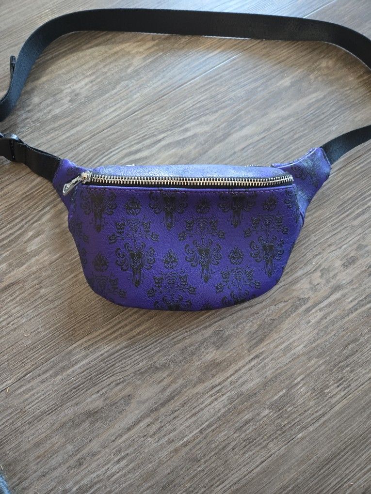 Loungefly Bags Haunted Mansion Wallpaper Disney Parks Bum Bag Waist Bag Fanny Pack