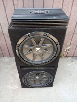 12 KICKER VR BASS AMP 2200 WATTS