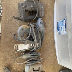 Sander, Stapler And Saw