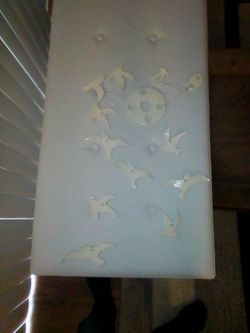 Wind chimes birds in flight