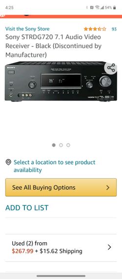 Sony Home theater 7.1 audio receiver