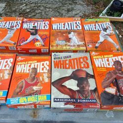 Sports Collectable Cereal Boxes 