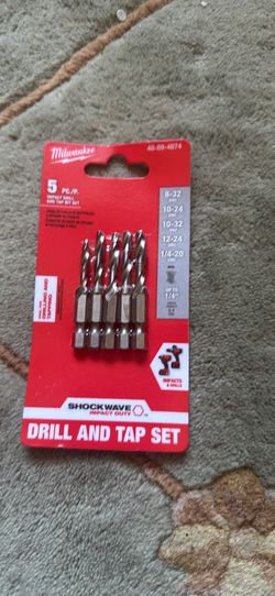Milwaukee SHOCKWAVE Impact Drill and Tap Bits.