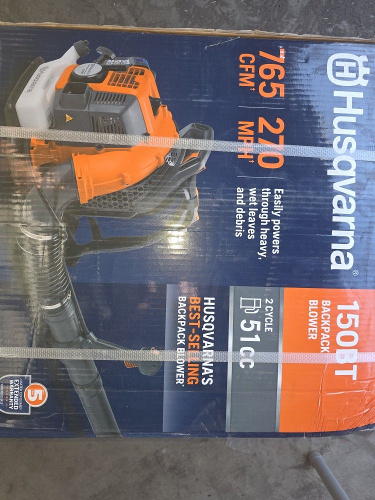 Husqvarna 150BT 51-cc 2-cycle 765-CFM 270-MPH Gas Backpack Leaf Blower.....check My Offers......no Lowballers Please 