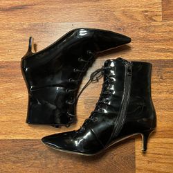 Black Victorian Style Boots