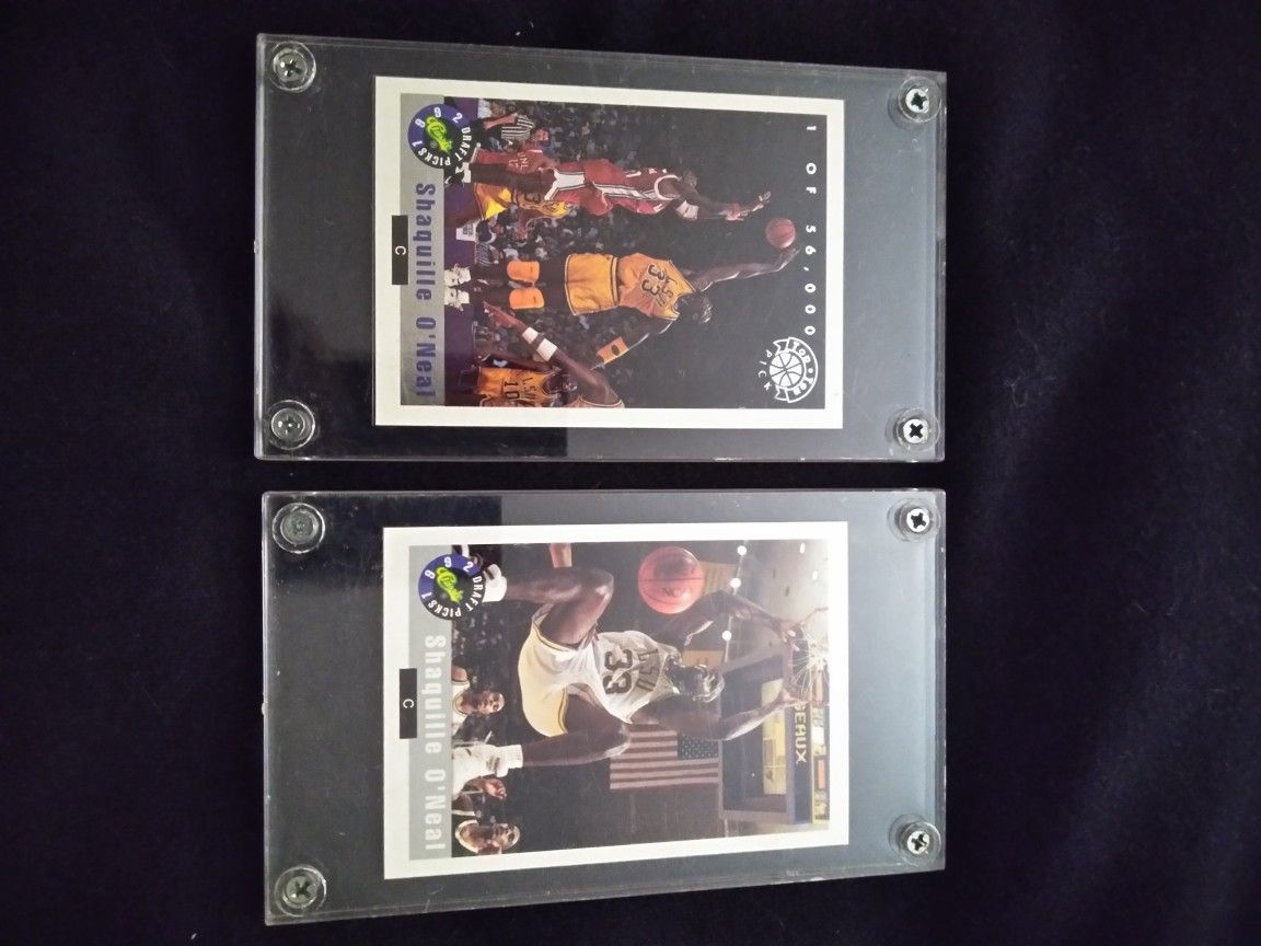 Shaquille o'neal rookie cards
