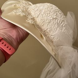 Ivory Satin Bridal Hat