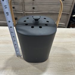 Bamboozle Food Composter For Kitchen Countertops Graphite Color 