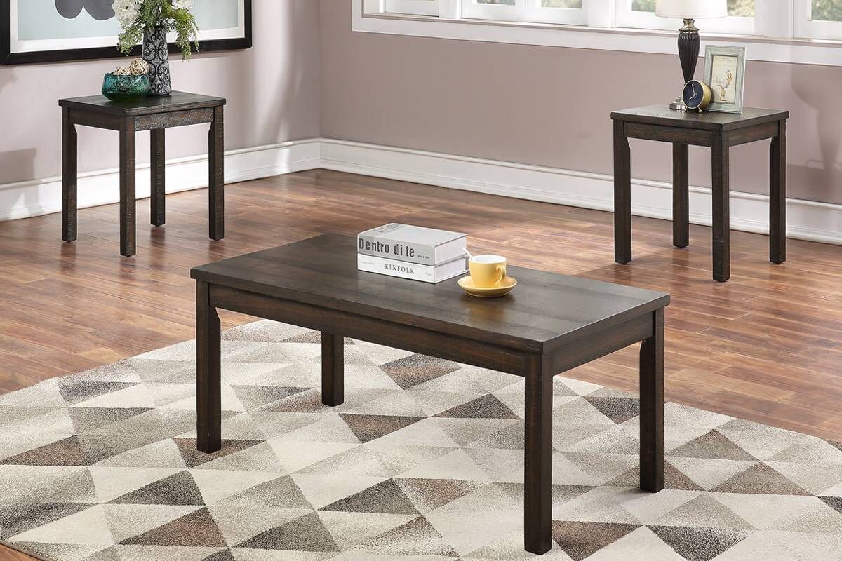 3 Pc Coffee Table Set