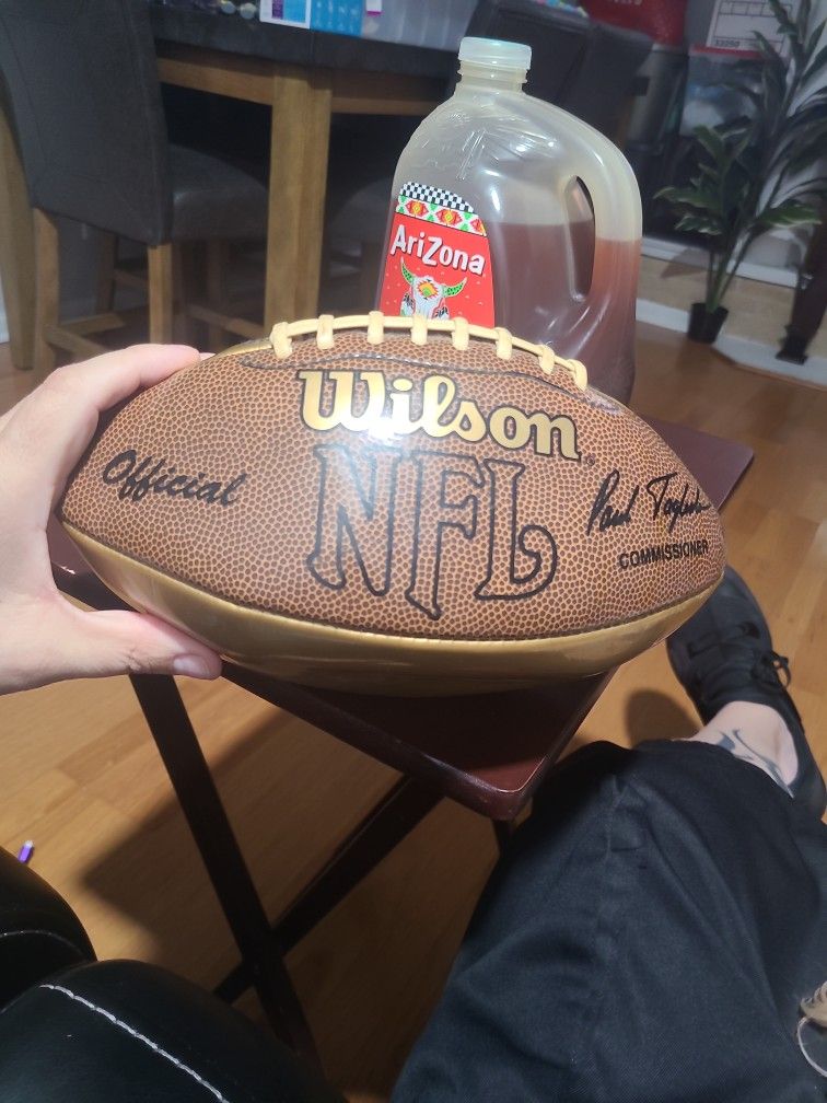 Vintage Wilson Official NFL Football Signed by Com. Paul Tagliabue