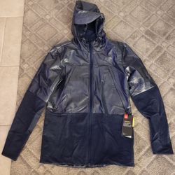 Men's Under Armour Storm Rain Track Jacket Zip Up Hoodie Size Small MSRP $120