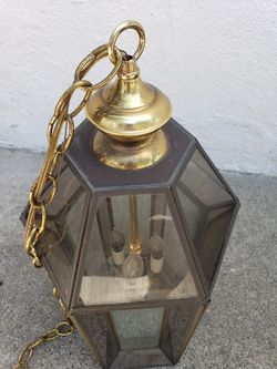 GLASS CHANDELIER  - CANDELABRUM - CANDELABRO