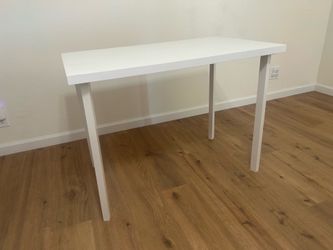 White ikea table