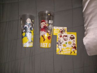 Happylemon Genshin Impact Collab Merch Jean Klee Cup Stickers