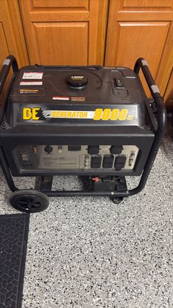BE generator 9000 max watt
