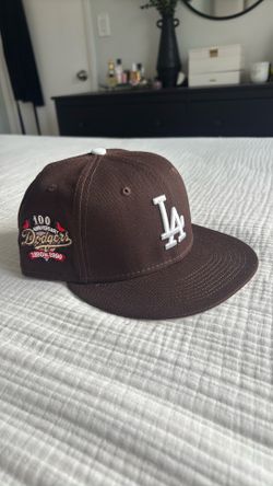 New Era Men's Los Angeles Dodgers 100th Anniversary Fitted Hat