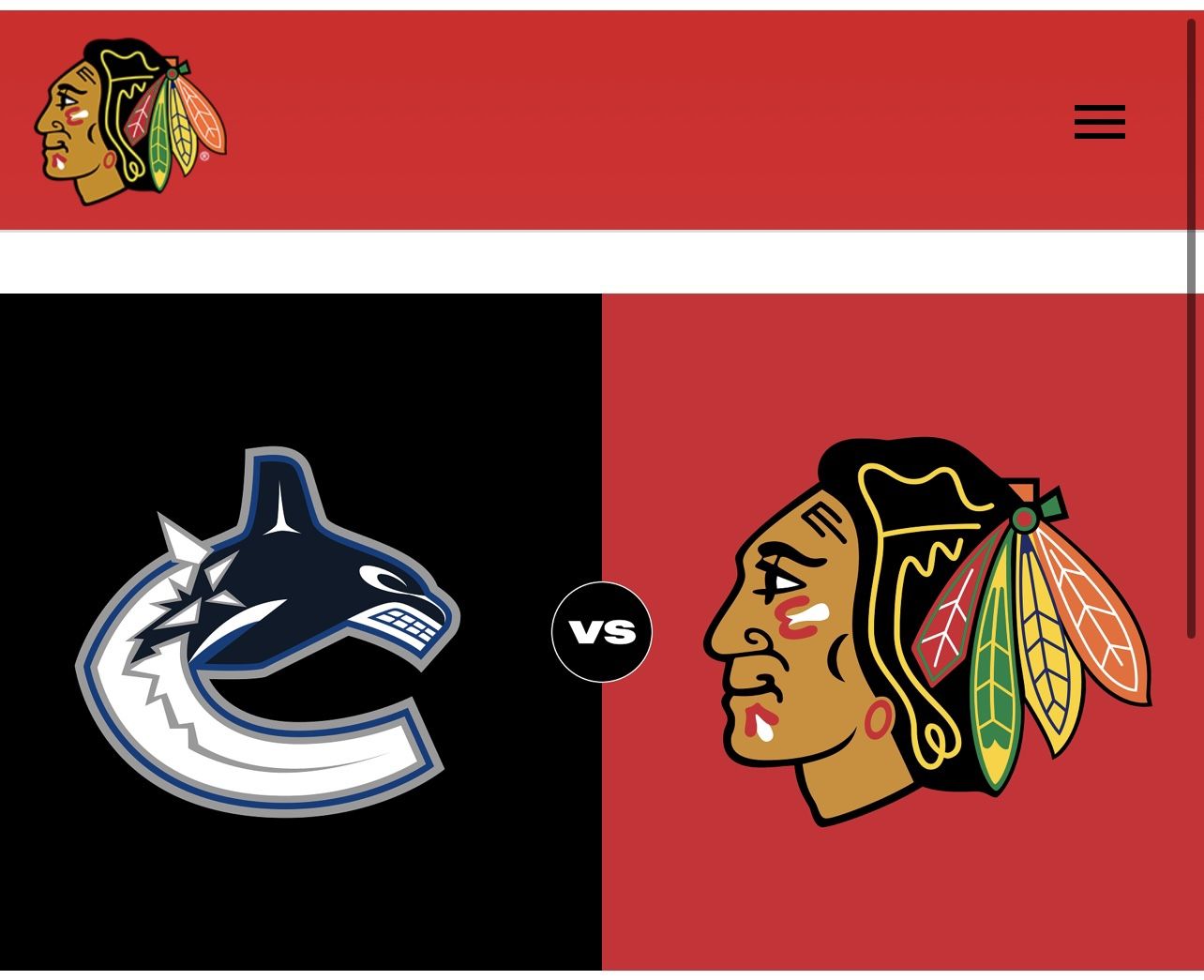 Blackhawks Vs Canuck Tickets 2