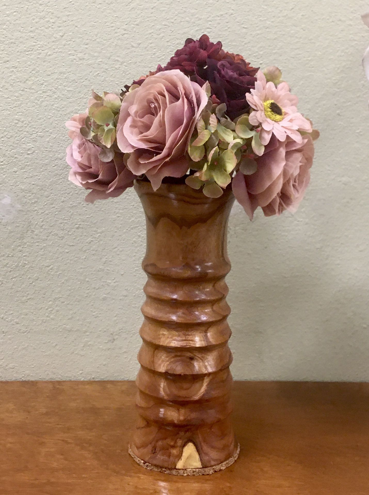 Wooden Vase 