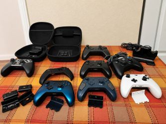 Xbox Controller & Accessory Lot – Parts, Repair, or Project – Read Description