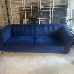 Blue couch 