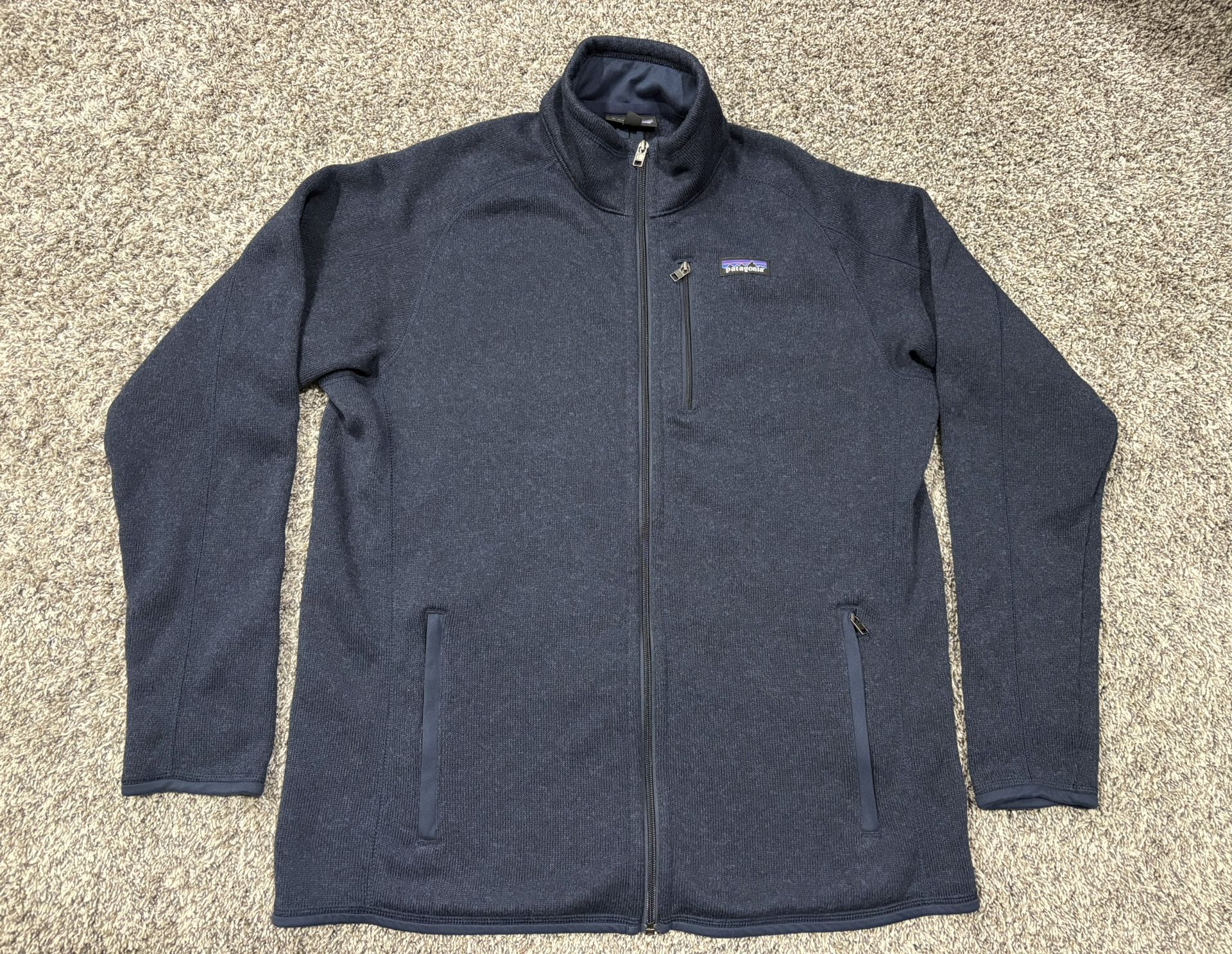 Men’s PATAGONIA ‘Better Sweater’ Navy Blue Polyester Sweater - Size XL