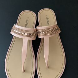 Pink And Beige Size 11 Sandals