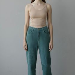 Ralph Lauren Suede Leather Trousers. Fully lined. Size 12. Excellent condition! 🌟