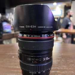 Canon Ef 24-105 Full Frame Camera Lens 