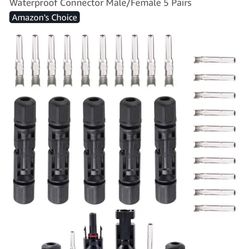 New! 5 Pack MC4 Connectors