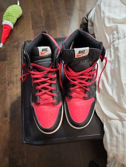 Normal Wear Nike Dunk High CMFT 'Bred' Black University Red 2015 (705434-600) - Men's Size 12"