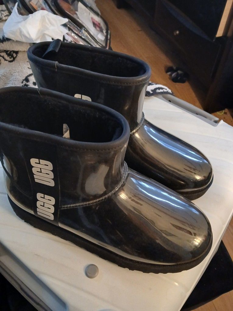 UGG Clear Black Boots