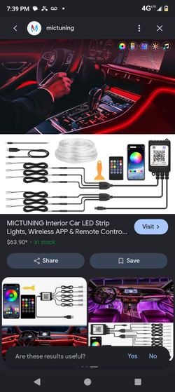 LED light strips for the interior of your car