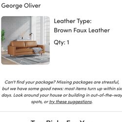 Leather couch