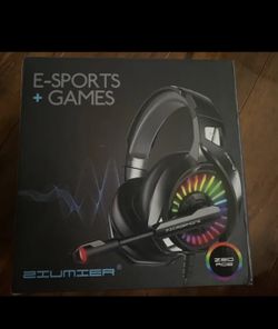 Ziumier E-Sports + Games gaming headset headphones