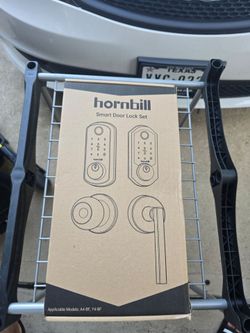 Hornbill Smart Door Lock Set, Color: Satin Nickel